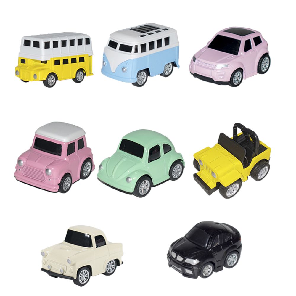 marque generique - 8 pièces miniatures interactives de jeux de voiture pour les enfants - 1 - Voitures