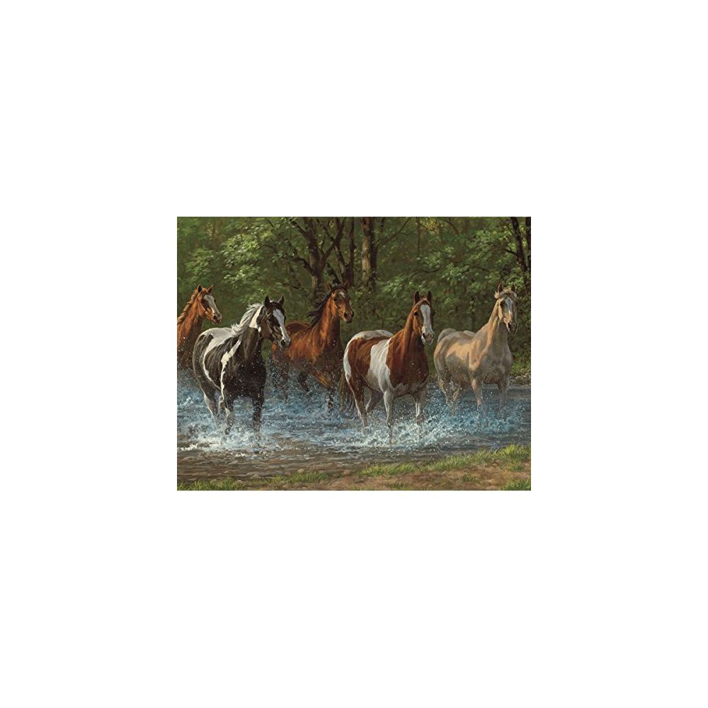 Springbok - Springbok Puzzles - Summer Creek - 500 Piece Jigsaw Puzzle - Large 18 Inches by 235 Inches Puzzle - Made in USA - Unique Cut Interlocking Pieces - Accessoires Puzzles