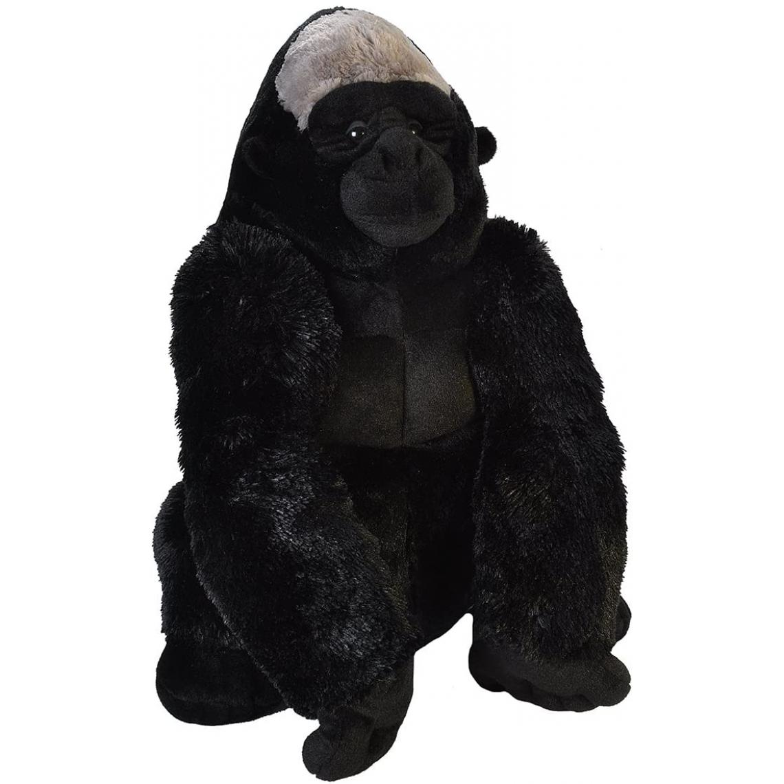 Wild Republic - peluche Little Biggies Gorille de 53 cm noir blanc - Animaux