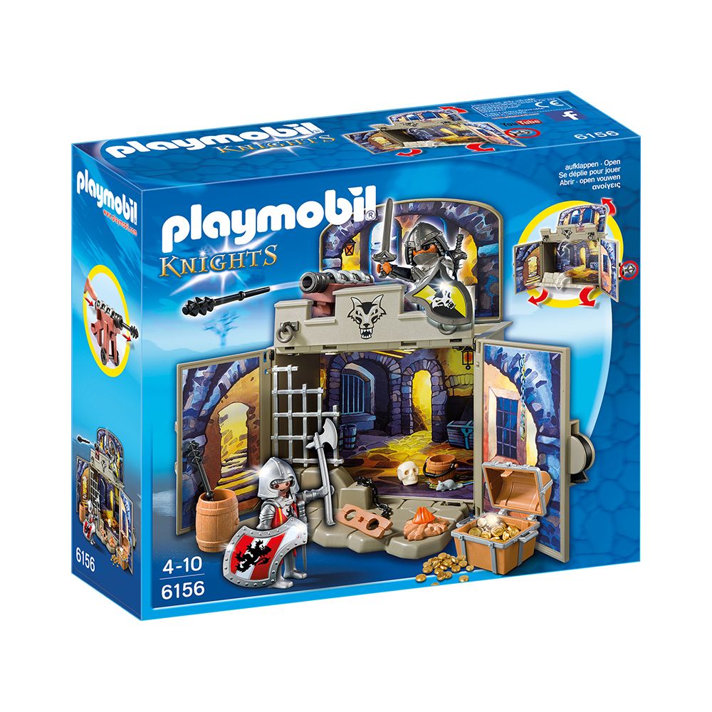 Playmobil - Coffre ""pièce du trésor des chevaliers"" - 6156 - Playmobil