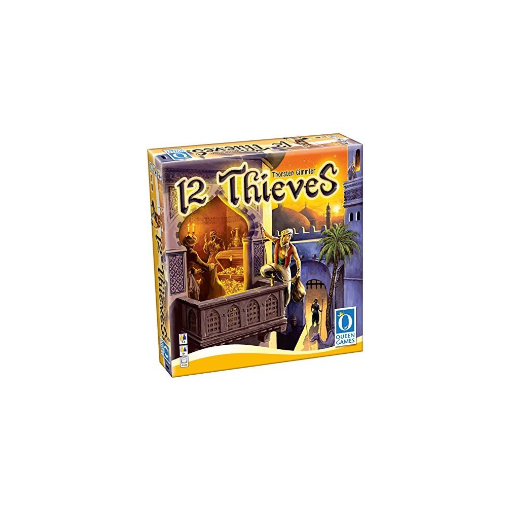 Queen Games - 12 Thieves- Family Board Game (2-4 Player) - Jeux de cartes