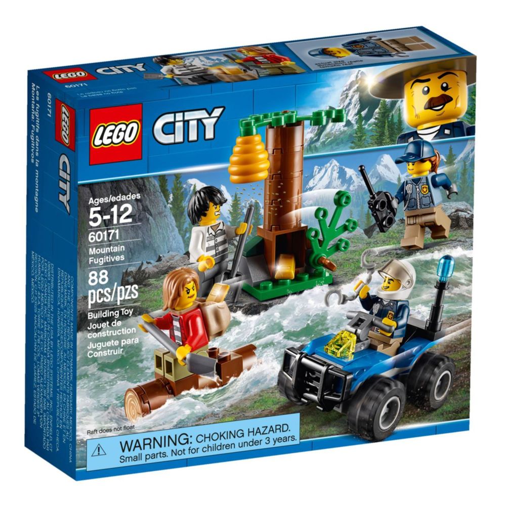 Lego - LEGO® City - L'évasion des bandits en montagne - 60171 - Briques Lego