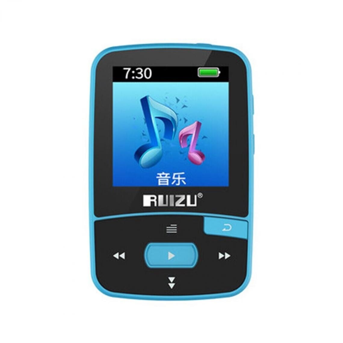 Universal - Sports Bluetooth MP3 Player 8 Go Clip Mini Band Ecran Support FM, Enregistrement, Ebook, Horloge, Lecteur (Bleu) - Radio, lecteur CD/MP3 enfant