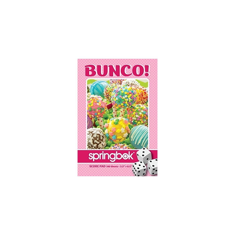 Springbok - Cake Pops Bunco Score Pads Playing Cards Accessory - Jeux de cartes