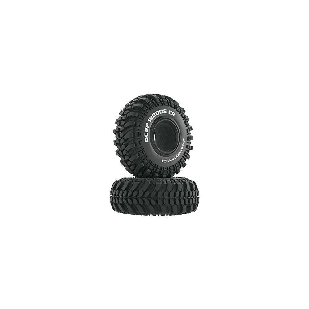 Duratrax - Duratrax Deep Woods 22 Inch RC Rock Crawler Tires with Foam Inserts C3 Super Soft Compound High Traction Unmounted (Set of 2) - Accessoires et pièces