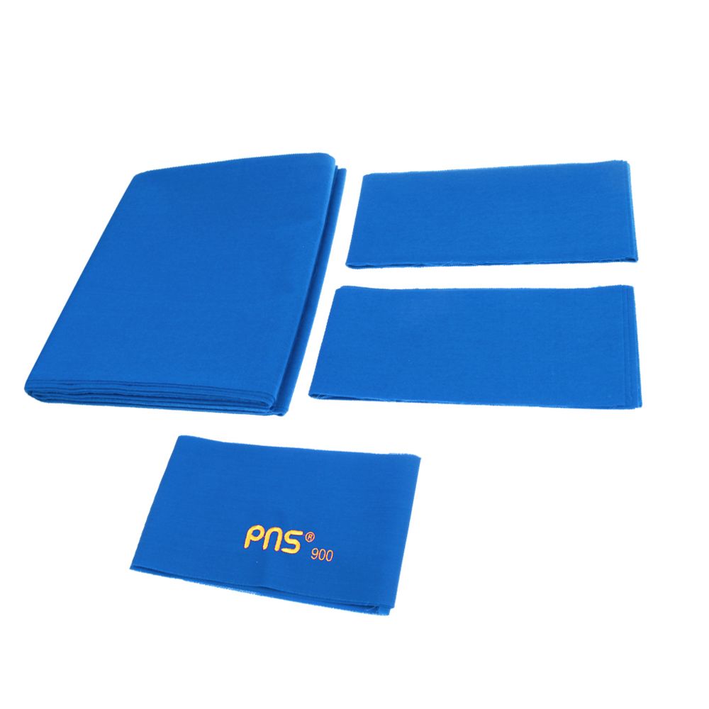 marque generique - Pns900 en laine de coton en nylon à laine de table de billard 9 pieds table de billard feutre bleu - Accessoires billard