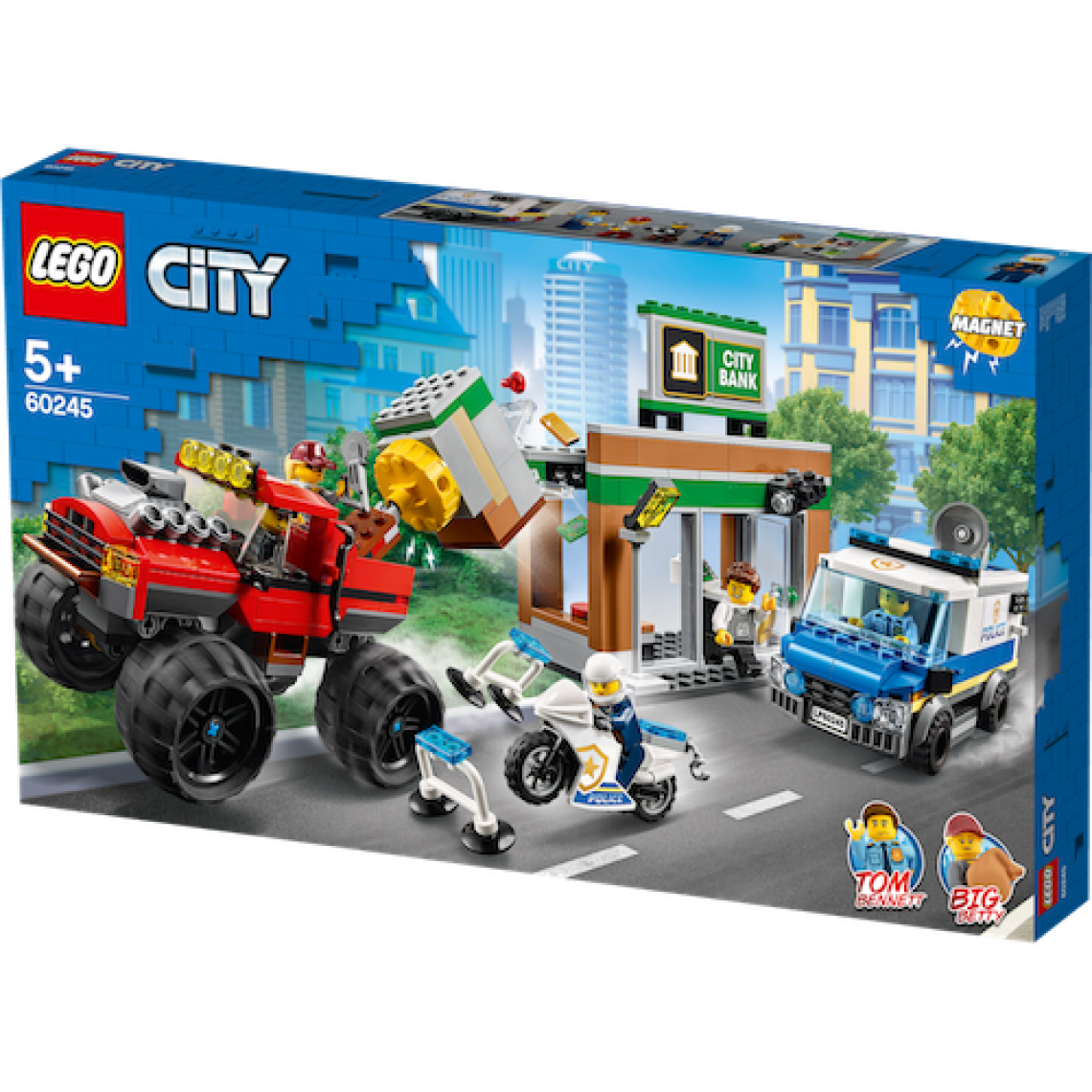 Lego - 60245 Le cambriolage de la banque LEGO® City - Briques Lego