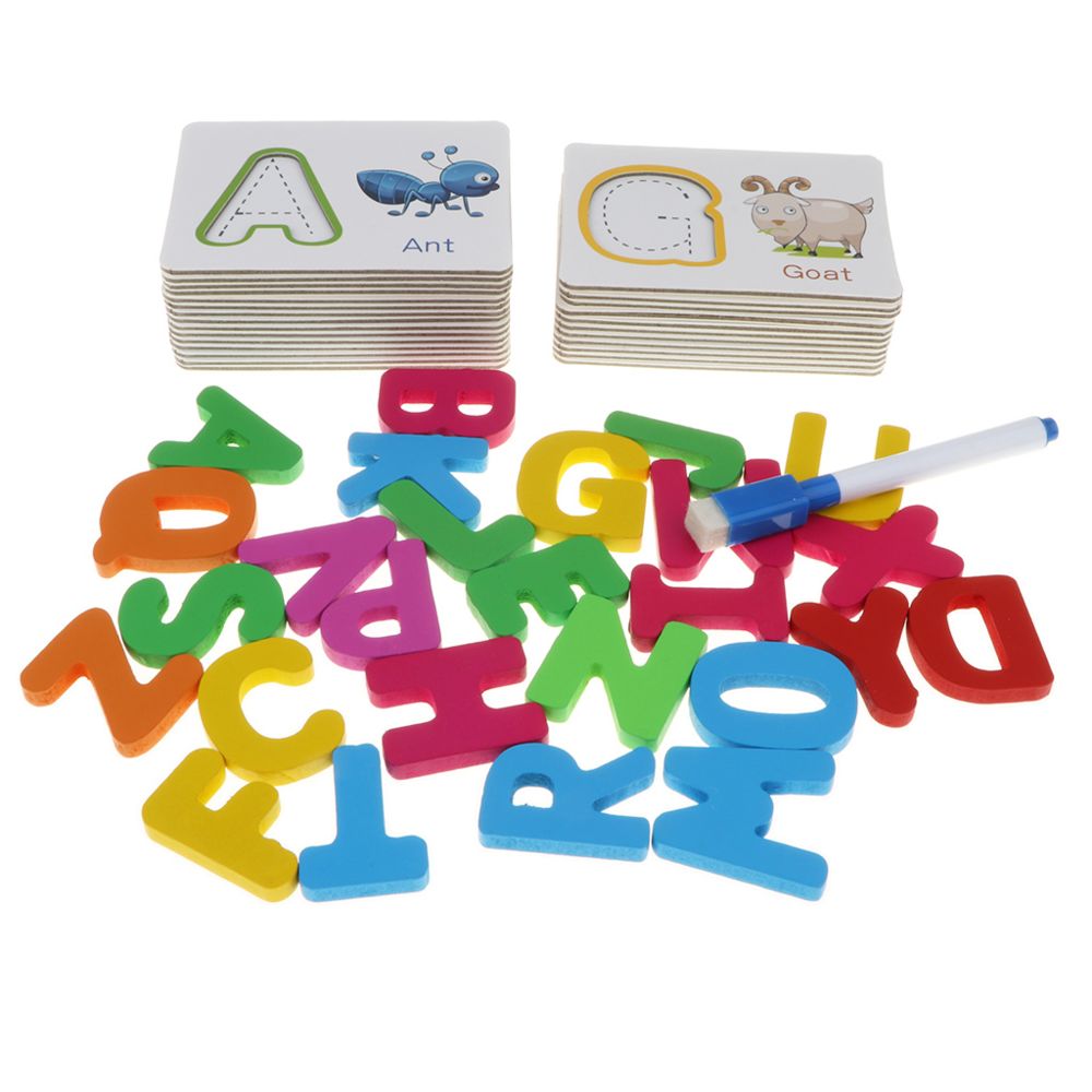marque generique - 26 jouet cognitif alphabet cartes cognition - Jeux d'éveil