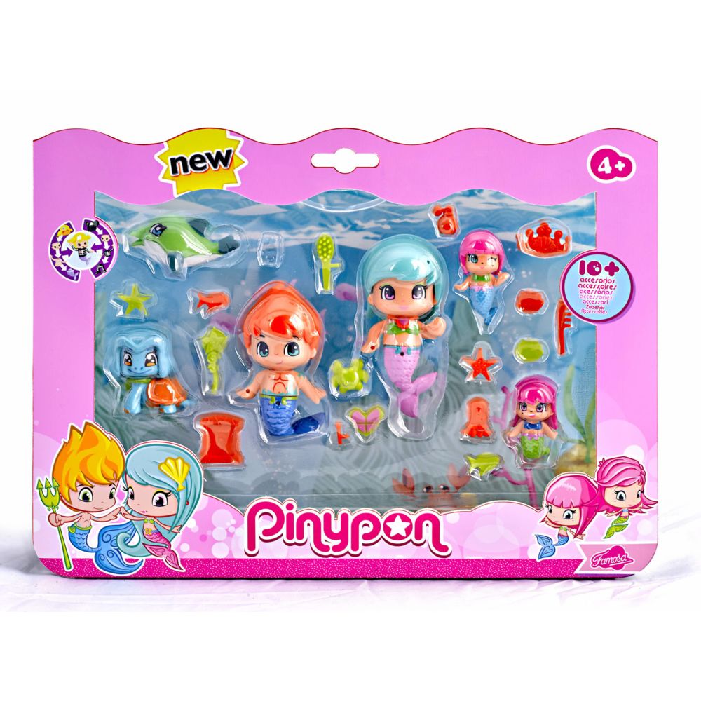 Pinypon - Coffret Sirènes - Mini-poupées