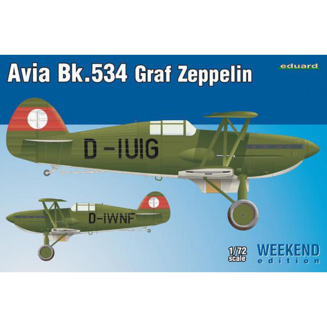 Eduard - Avia Bk-534 Graf Zeppelin Weekend Editio - 1:72e - Eduard Plastic Kits - Accessoires et pièces