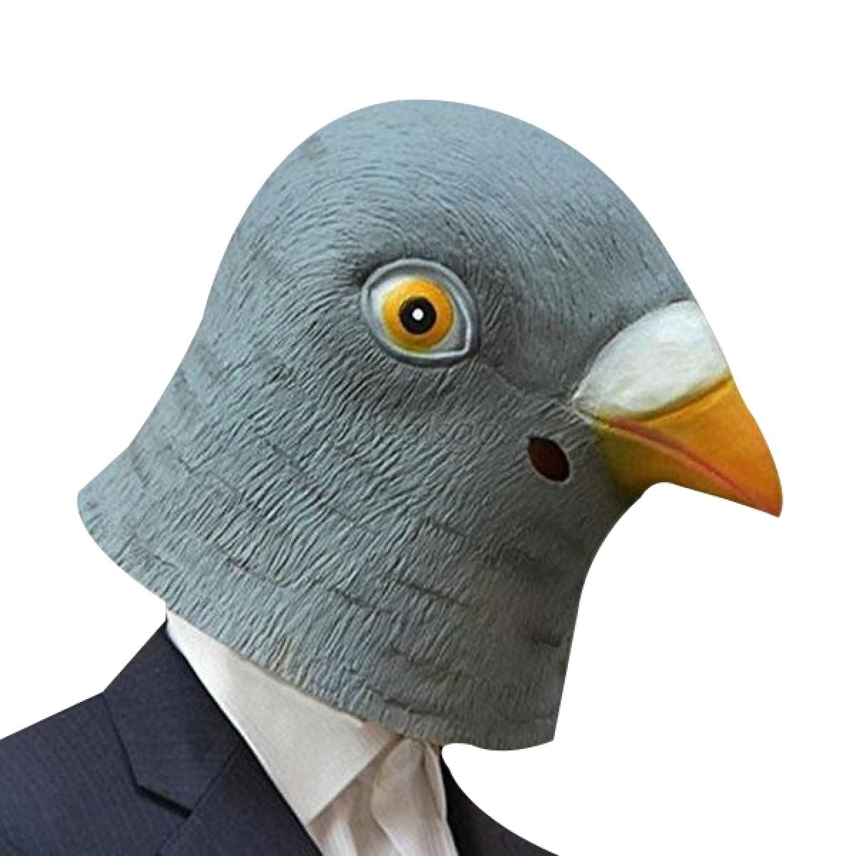 Totalcadeau - Masque pigeon en latex - Jeux d'adresse