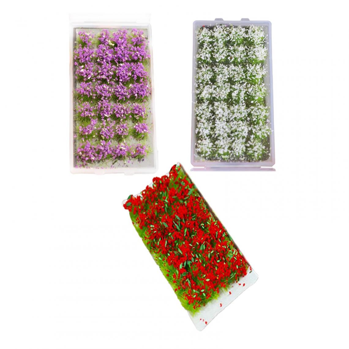 marque generique - kits de modèles de construction de jardins de fleurs miniatures - Accessoires et pièces