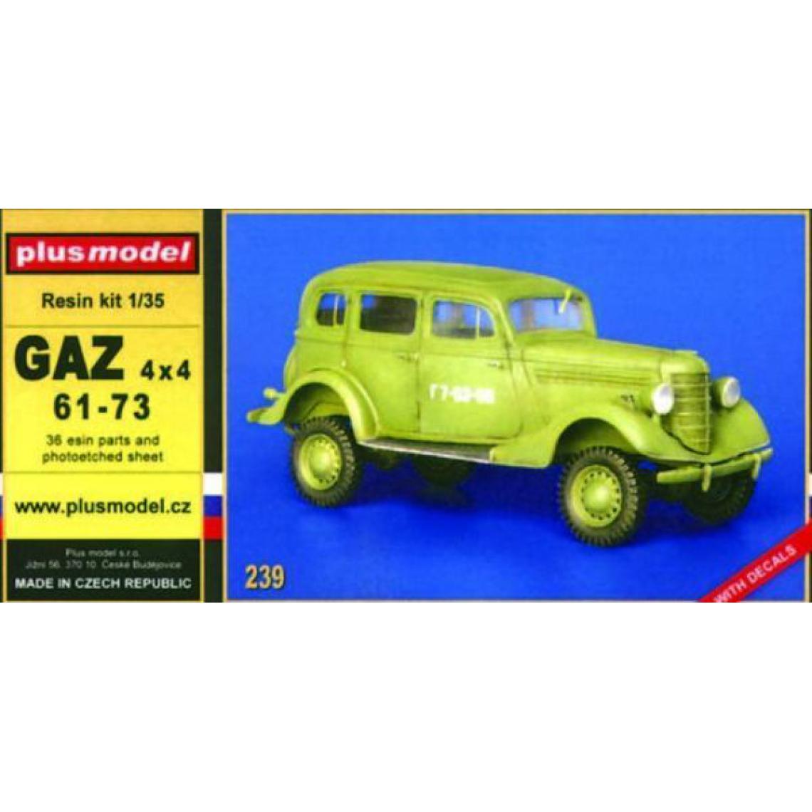 Plus Model - GAZ 4x4 61-73 - 1:35e - Plus model - Accessoires et pièces