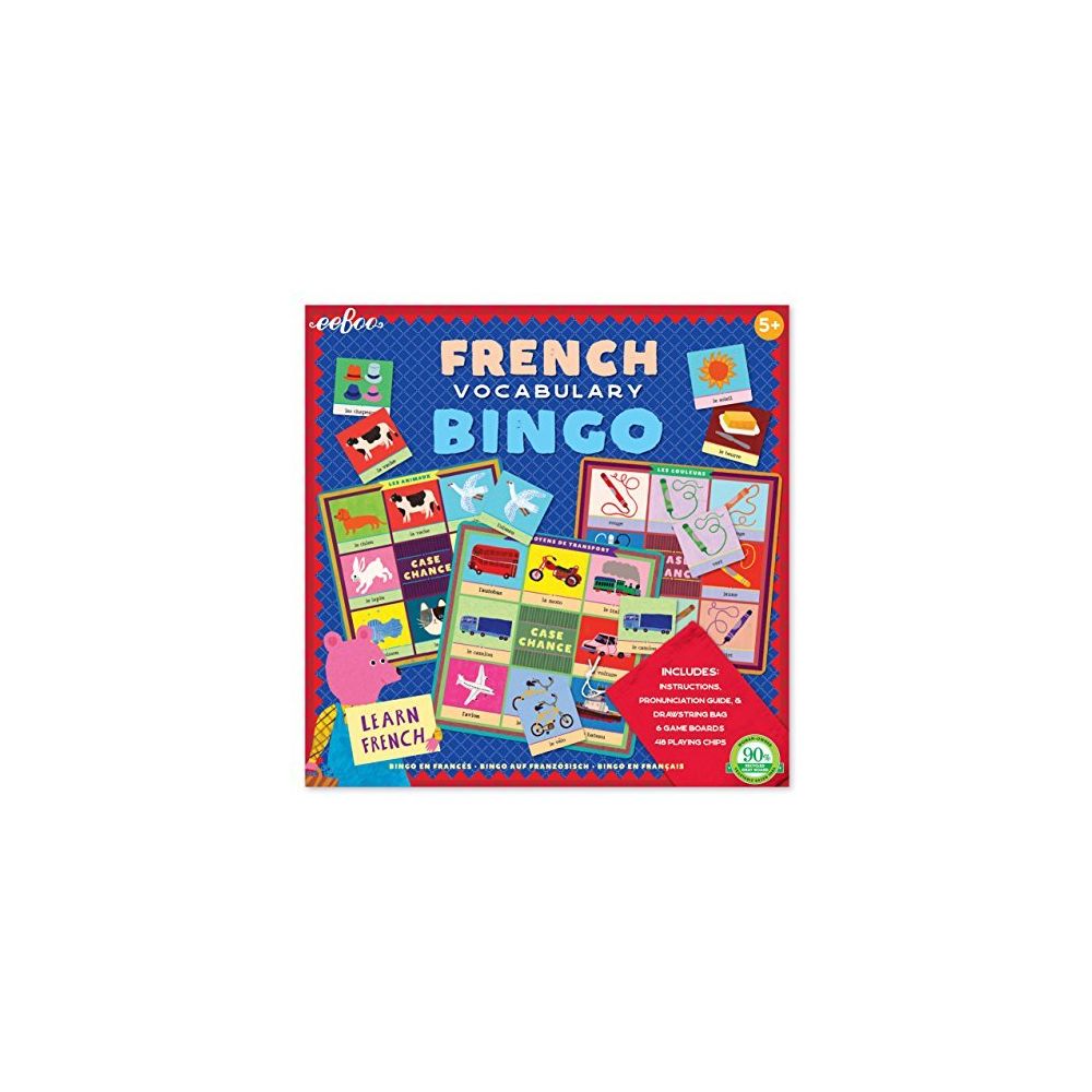 Eeboo - eeBoo French Bingo Game for Kids - Jeux de cartes
