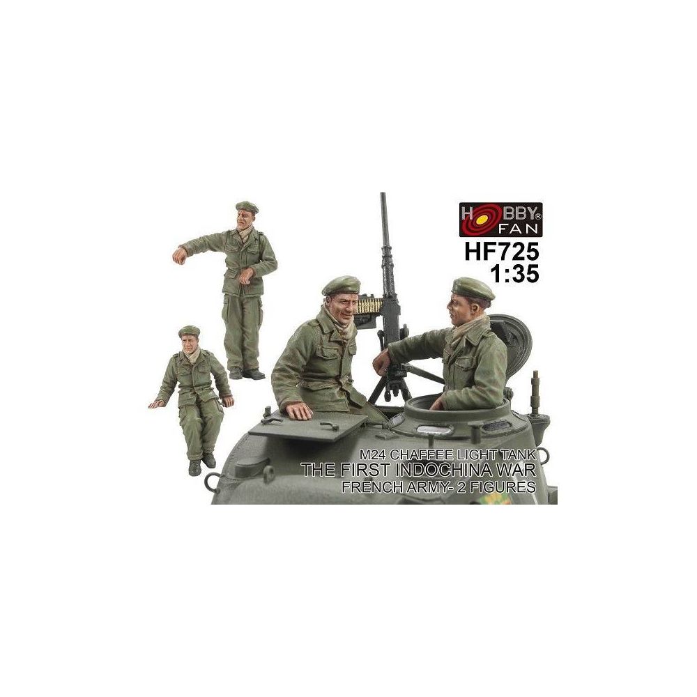 Hobby Fan - Figurine Mignature Crew For Chaffee Light Tank, The First Indochina War, French Army- - Figurines militaires