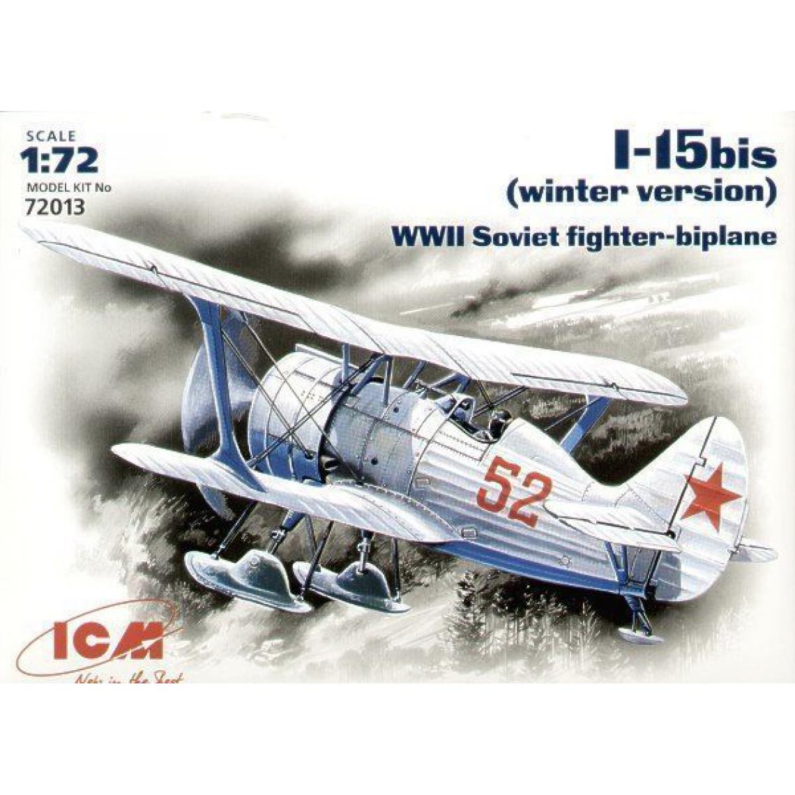 Icm - Polikarpov I-15bis Winterversion - 1:72e - ICM - Accessoires et pièces