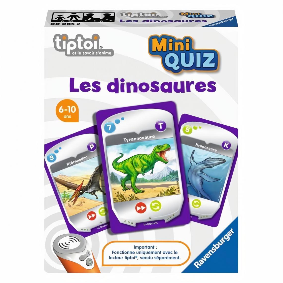 Ravensburger - tiptoi - Mini Quiz - Les dinosaures - Casse-tête