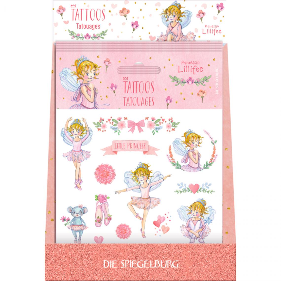 Coppenrath Verlag - Coppenrath Verlag 17315 - Tatouages pour les petites princesses Lillifee - Rose - Films et séries