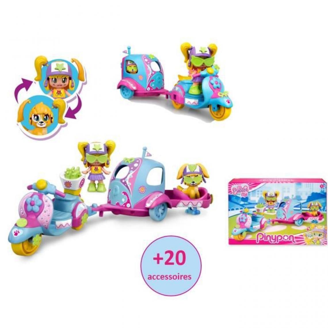 Gptoys - Pinypon - Coffret Moto My Puppy and me - Voitures