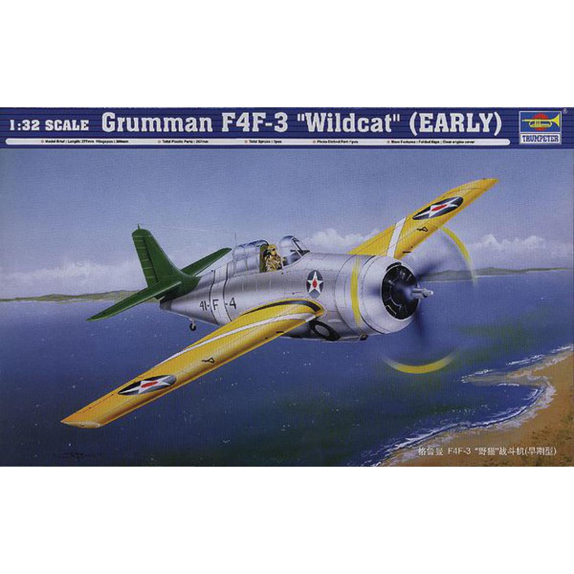 Trumpeter - Grumman F4F- 3 ''Wildcat'' (Early) - 1:32e - Trumpeter - Accessoires et pièces