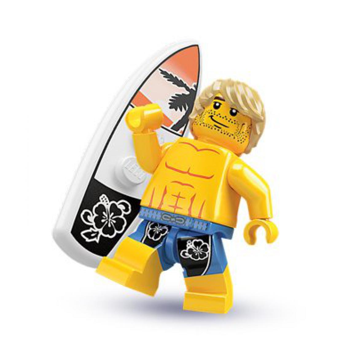Lego - LEgO Minifigure collection Series 2 - Minifigure Surfer Dude Loose - Briques et blocs