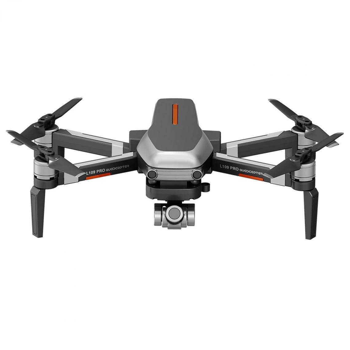 Universal - Drone GPS L109 Pro avec cardan à 2 axes, anti-vibrations, auto-confluence, WiFi, FPV, caméra 4K, quadricoptère sans brosse, comparaison SG906 Pro F11 Zen K1 | hélicoptère RC(Gris) - Drone