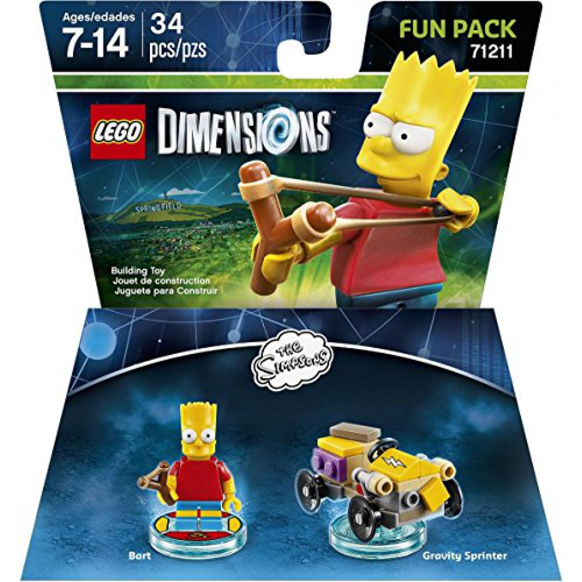 Lego - LEgO Dimensions, Pack amusant Simpsons Bart - Briques et blocs