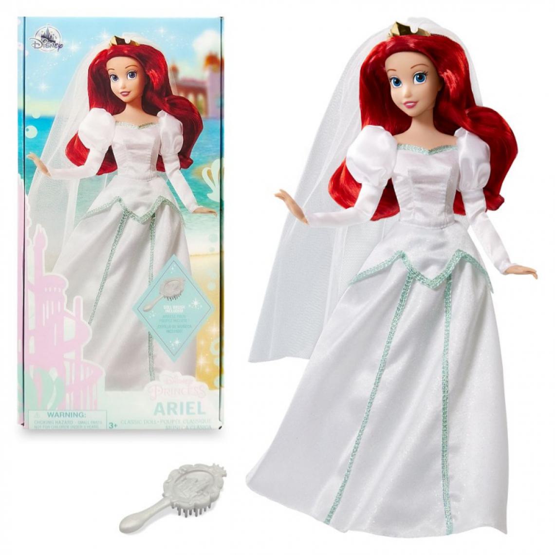 Disney Montres - Poupée classique Disney Ariel en robe de mariée - Poupées mannequins
