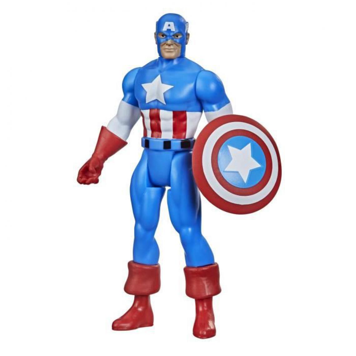 Hasbro - Hasbro Marvel Legends Retro - Figurine Captain America de 9,5 cm - Mangas