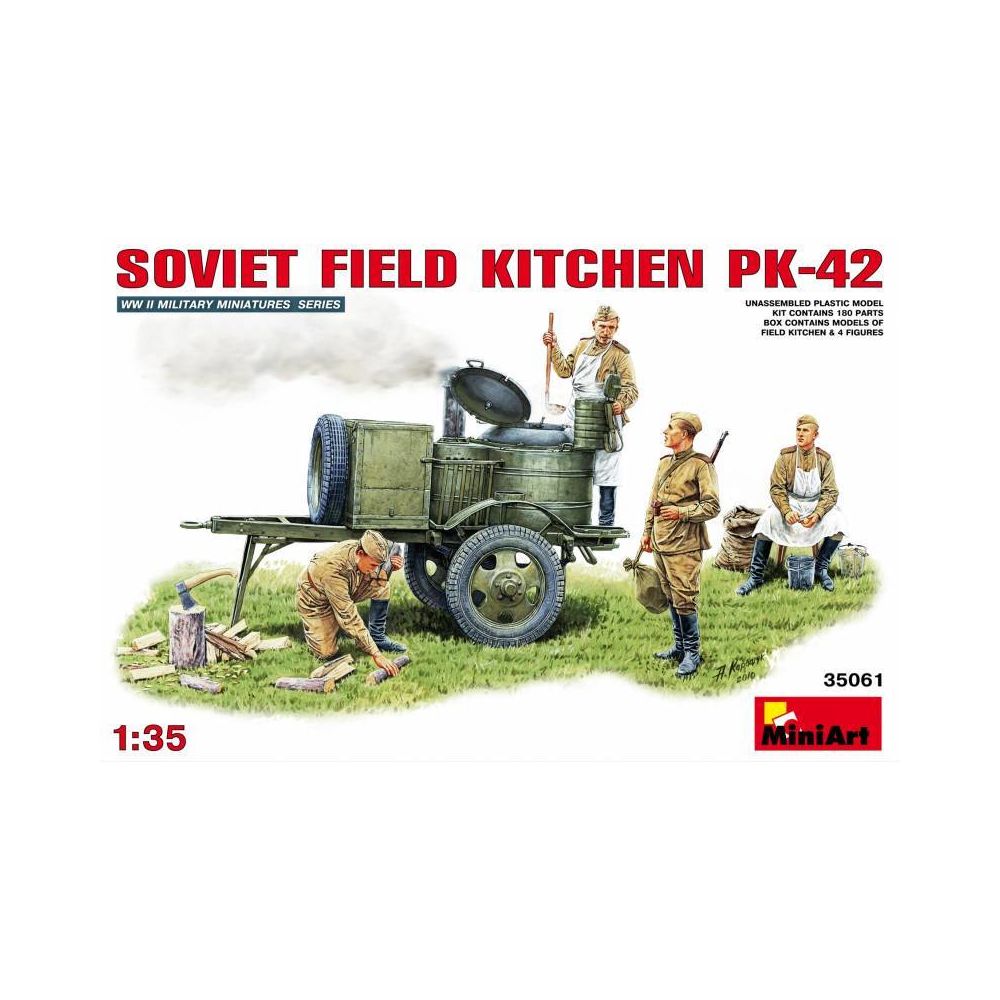 Mini Art - Figurine Mignature Soviet Field Kitchen Pk-42 - Figurines militaires
