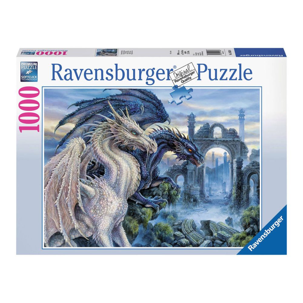 Ravensburger - Puzzle 1000 pièces : Les dragons - Animaux