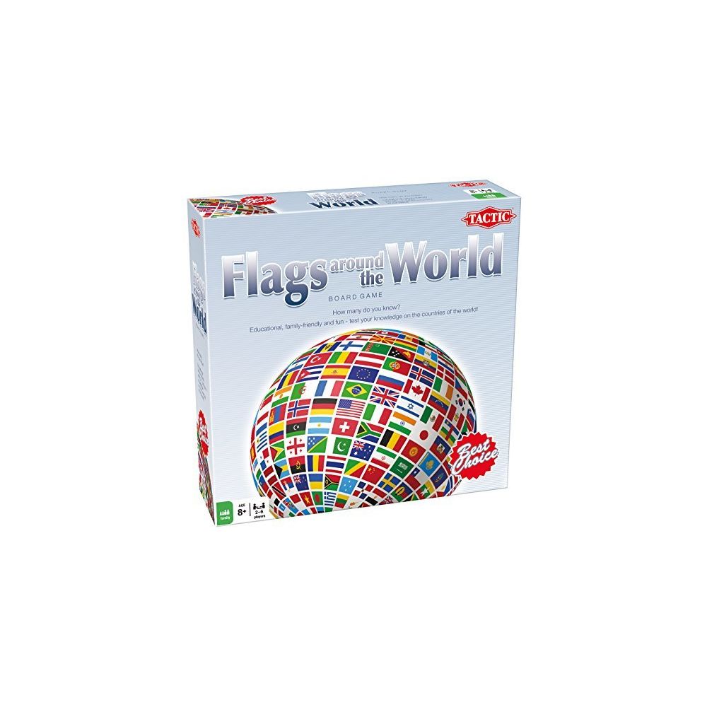 Tactic - Tactic Games Flags around the World by Tactic Games - Jeux de cartes