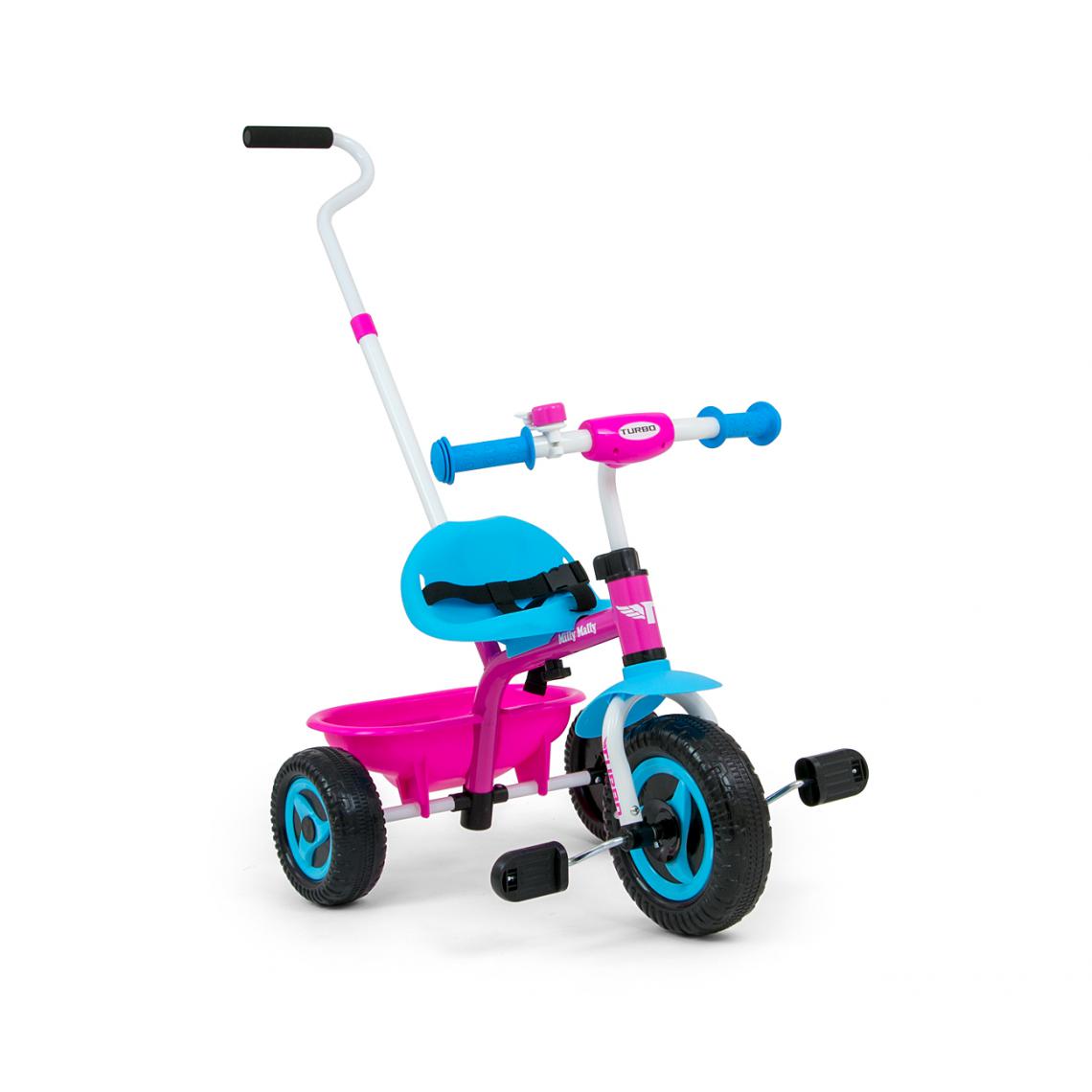 Hucoco - SUNNY - Vélo pour enfants - ge 18-36M - Sangles de sécurité - Selle réglable - Tricycle - Rose - Tricycle