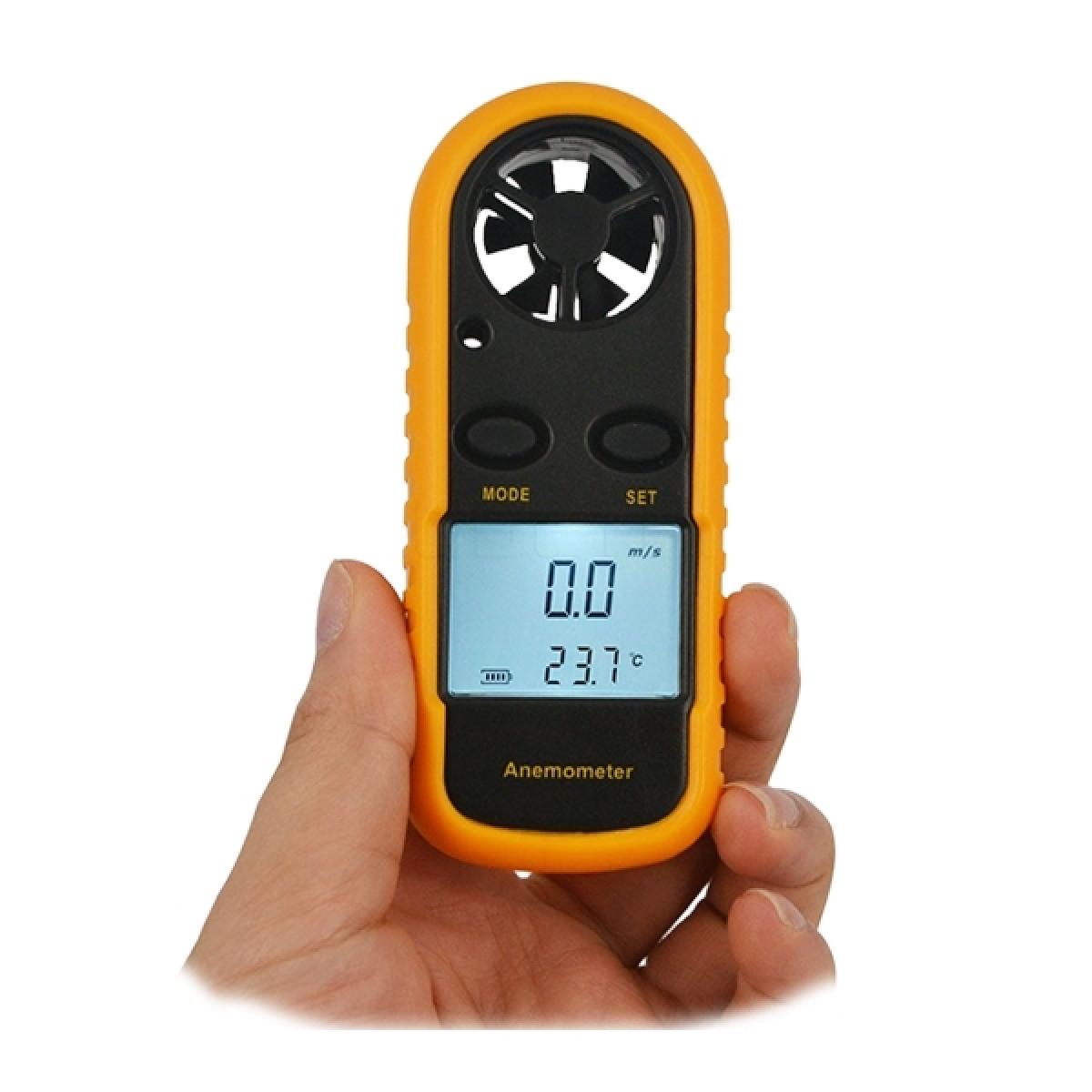 Totalcadeau - Anémomètre thérmomètre portatif vitesse du vent température - Jeux d'adresse