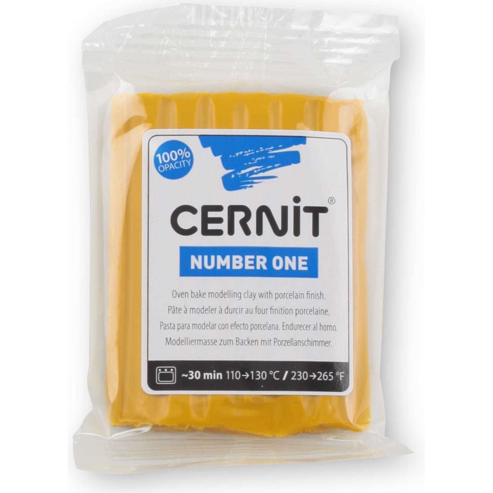 Cernit - Pâte Cernit n°1 56 g Ocre jaune (746) - Cernit - Modelage