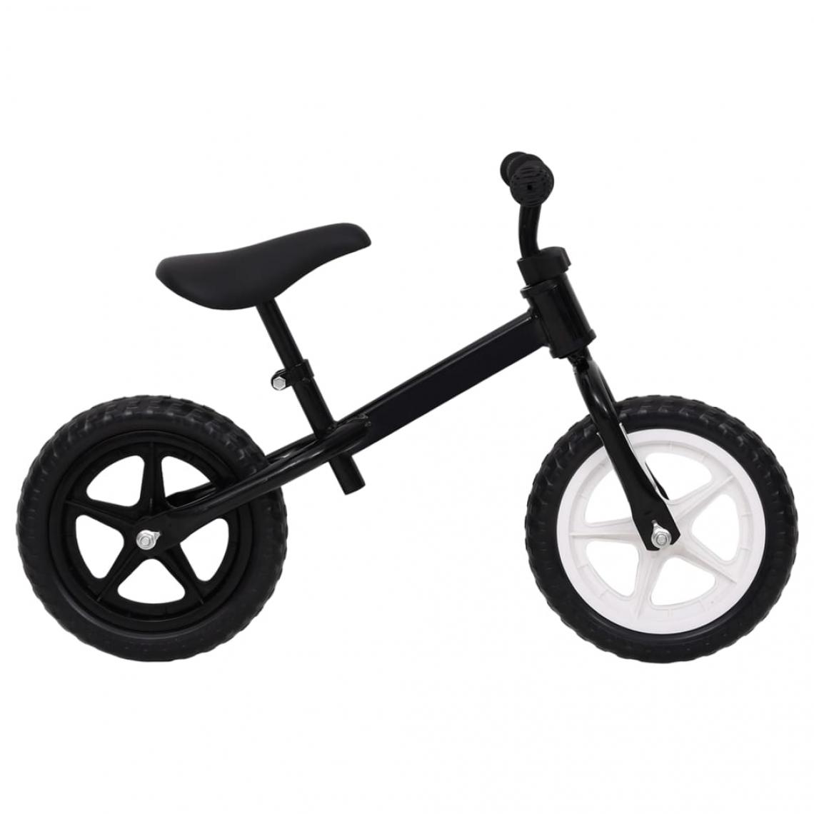 Vidaxl - vidaXL Vélo d'équilibre Roues de 10 pouces Noir - Véhicule électrique pour enfant