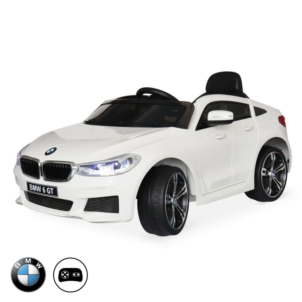 Alice'S Garden - BMW Série 6 GT Gran Turismo blanche, voiture électrique enfants 12V 4 Ah, 1 place - Circuits