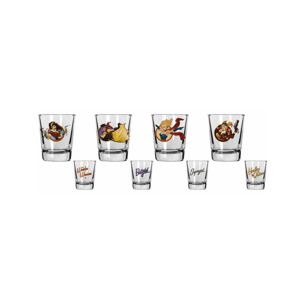 marque generique - SD TOYS - Ensemble de verres à liqueur DC Comics Bombshells - Les grands classiques