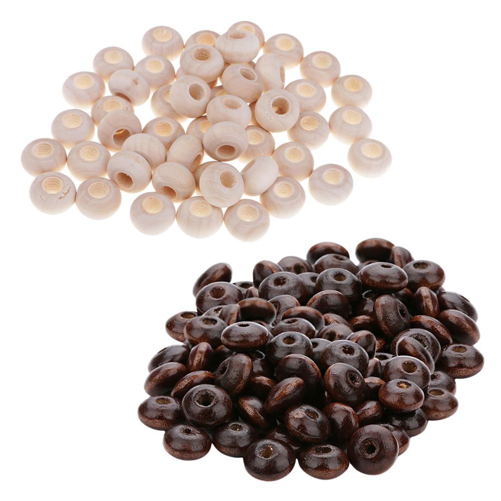 marque generique - Perles d'espace perles lâche large trou - Perles