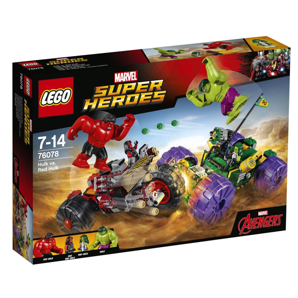 Lego - LEGO® Marvel Super Heroes - Hulk contre Hulk Rouge - 76078 - Briques Lego