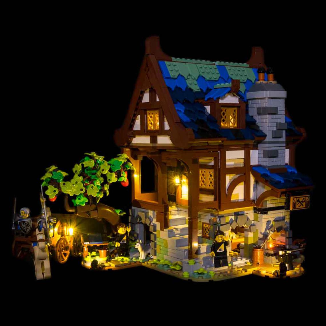 Light My Bricks - Lumières Pour LEGO Forgeron Médiéval 21325 - Briques et blocs