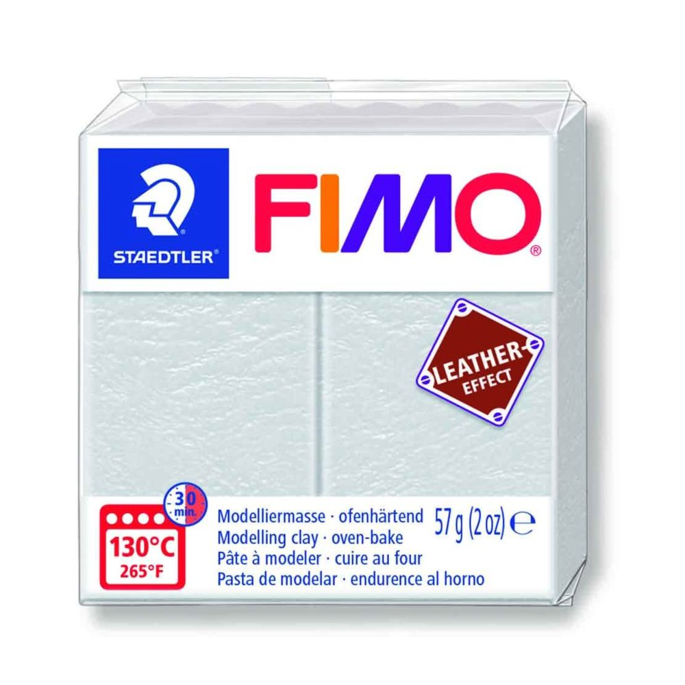 Fimo - Pâte Fimo Cuir 57 g Leather Effect Ivoire 8010.029 - Fimo - Modelage