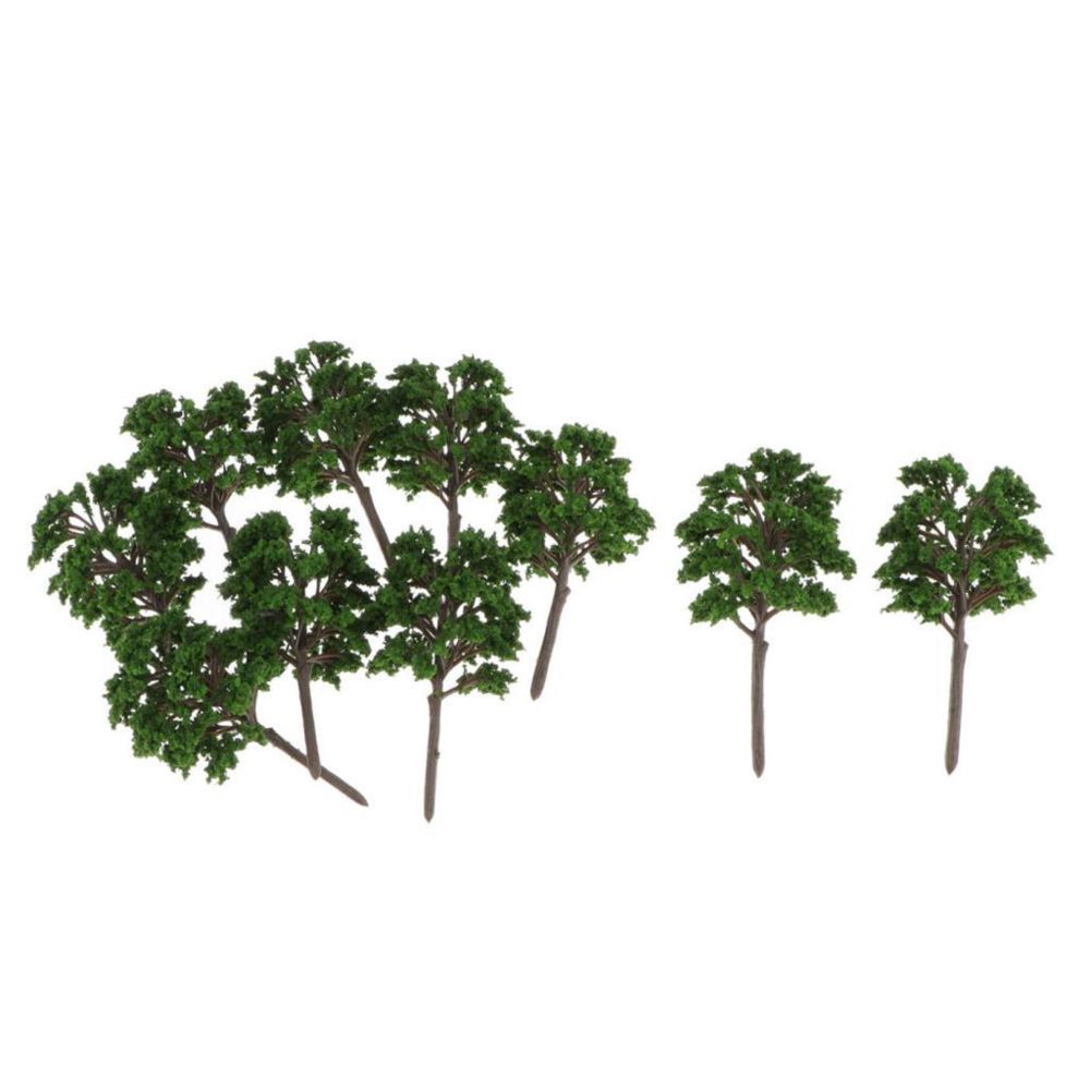 marque generique - 10 pièces micro paysage mini jardin arbre bricolage décorations pour arbres D002 - Accessoires maquettes