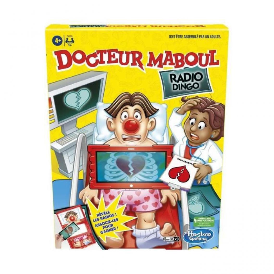 Hasbro - DOCTEUR MABOUL - Radio Dingo - Jeu de plateau pour enfants, des 4 ans - Jeux de stratégie