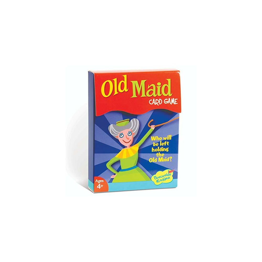 Peaceable Kingdom - Peaceable Kingdom Old Maid Classic Card Game for Kids - 53 Cards with Box - Jeux de cartes