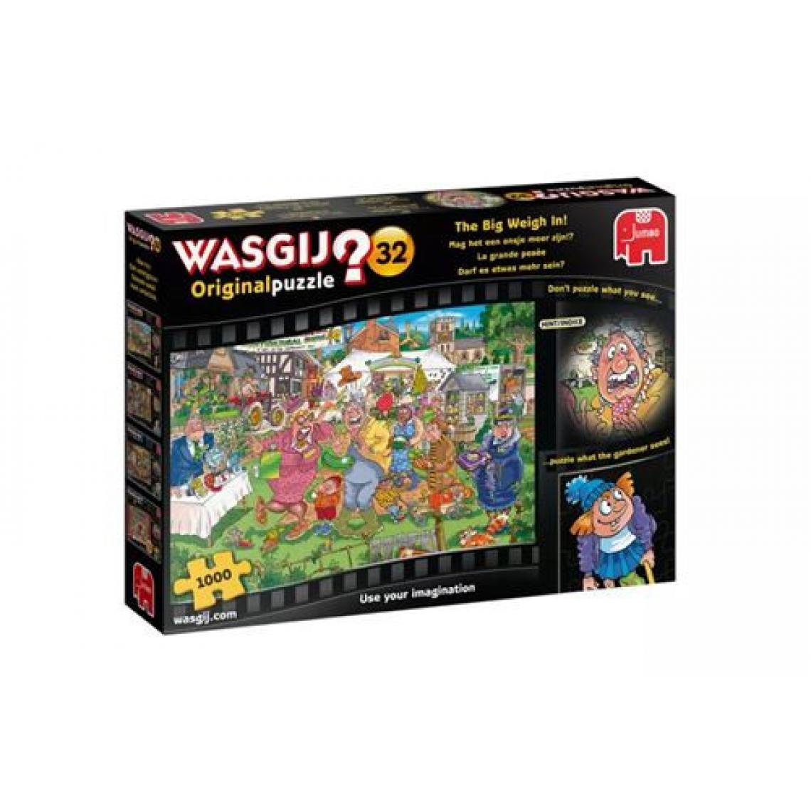 Diset - Puzzle 1000 pièces Diset Wasgij Original 32 - Animaux