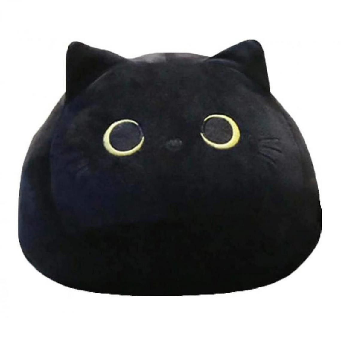 Universal - Poupée en peluche en forme de chat noir Mignon peluche en peluche pour enfants (40 cm) - Animaux