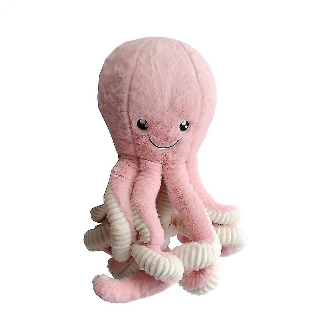 Universal - Animaux en peluche Nordiques doux et mignonnes, filles roses adorables, poupées Octopus, jouets en peluche, poupées confortables, cadeaux d'anniversaire.(Rose) - Doudous