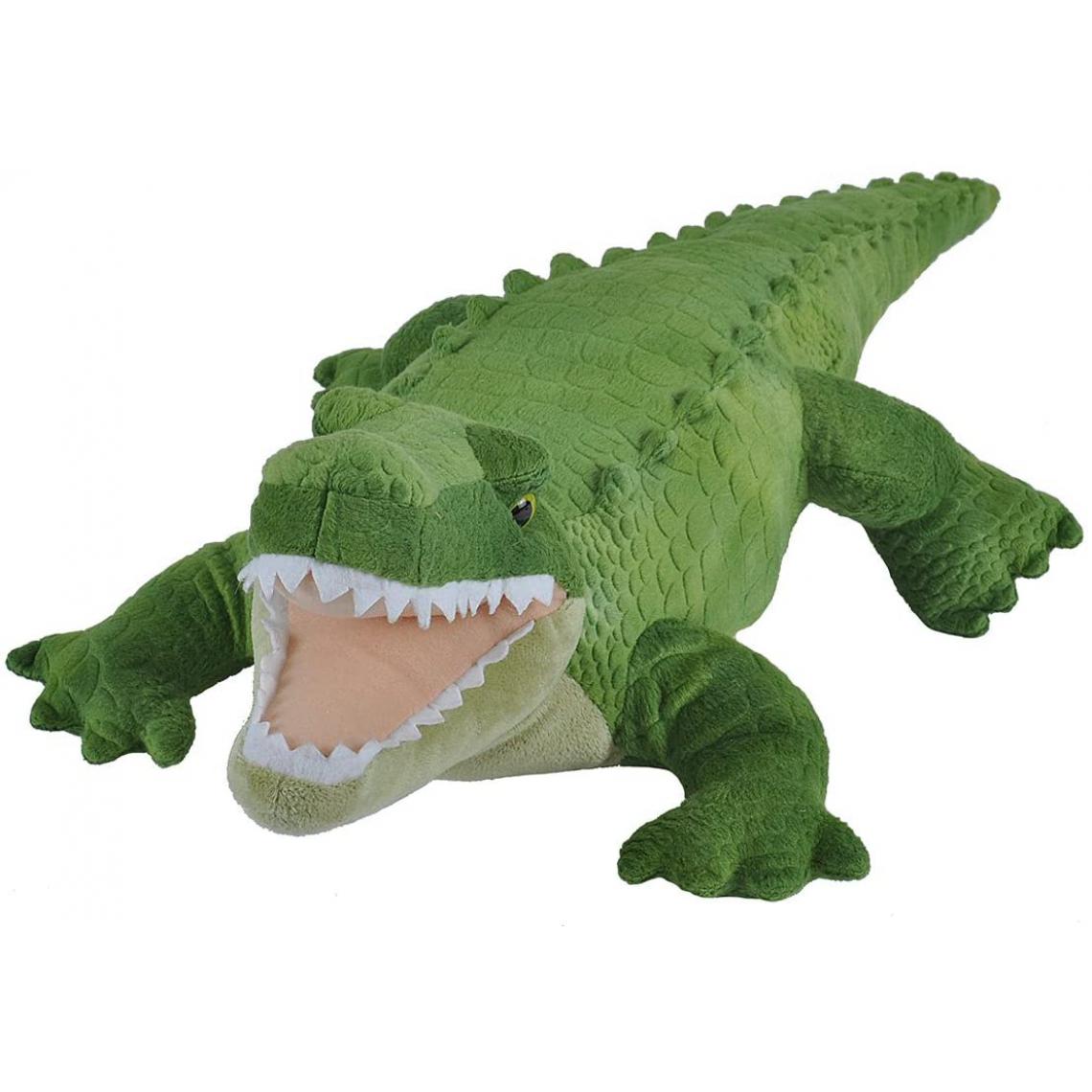 Wild Republic - peluche crocodile de 38 cm vert - Animaux