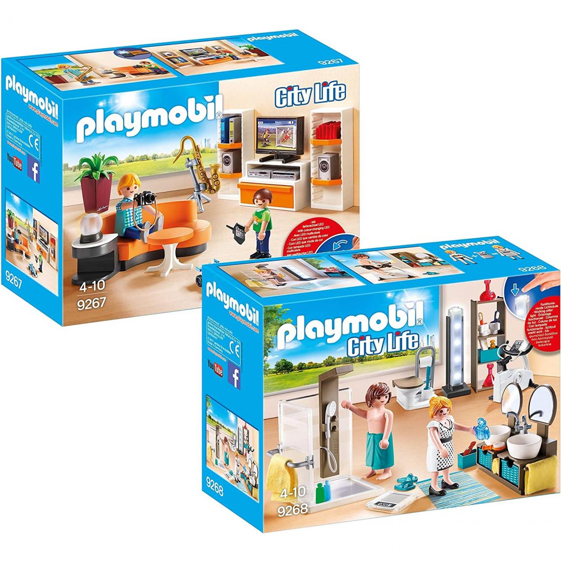Playmobil - PLAYMOBIL 9267 9268 - City Life – 9267+9268 - Playmobil
